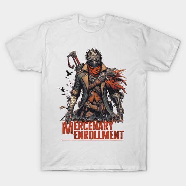 Mercenary Enrollment T-Shirt by aswIDN